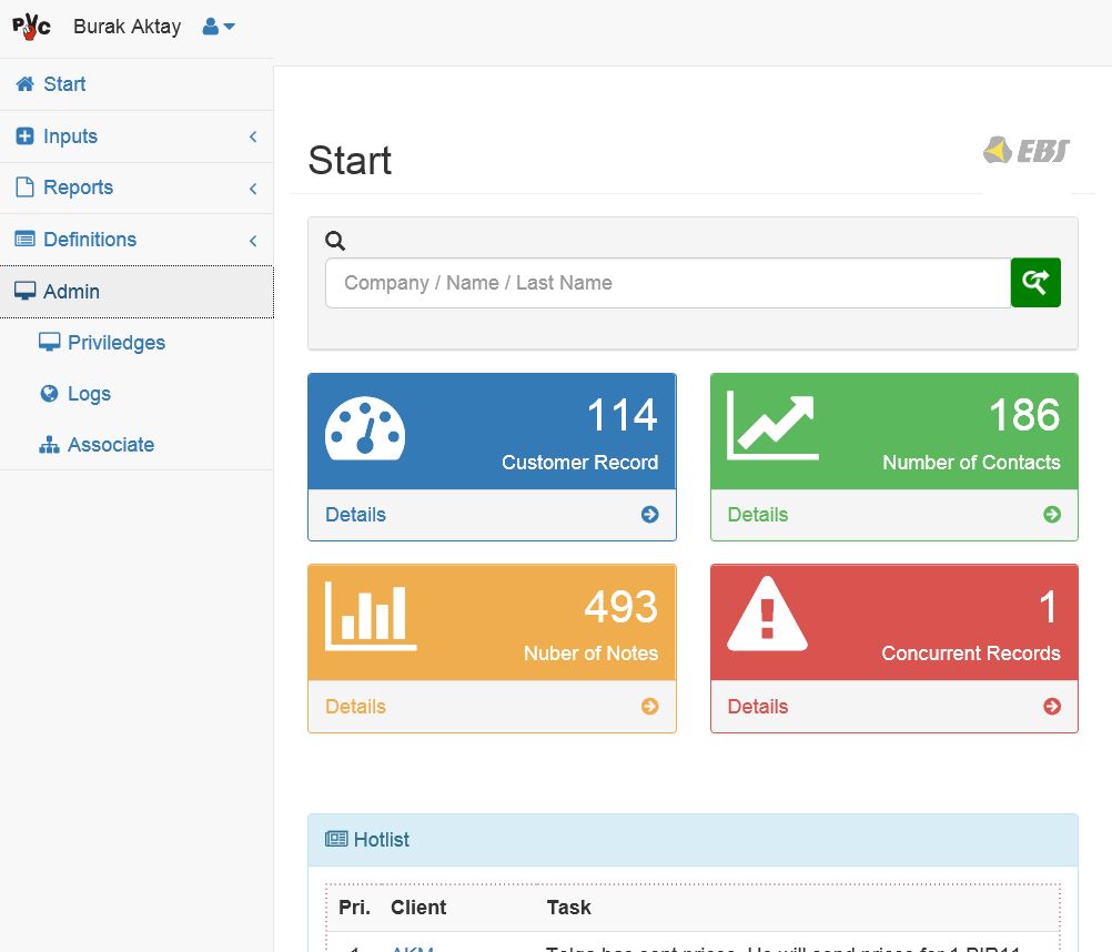 P2C Customer Tracking System